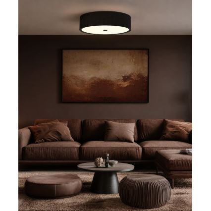 Open Design OR86584 - Deckenleuchte ZALINDRO 4xE27/15W/230V, Ø 54,5 cm, schwarz