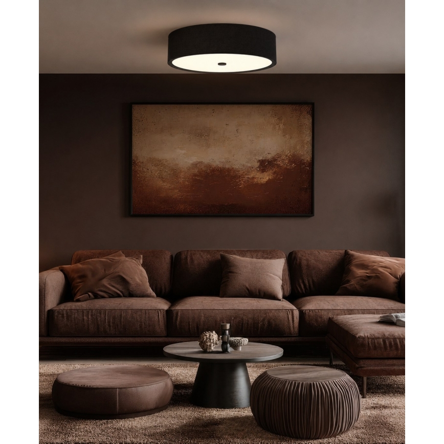 Open Design OR86591 - Deckenleuchte ZALINDRO 6xE27/15W/230V Ø 74,5 cm schwarz