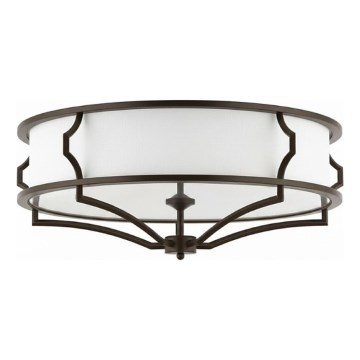 Open Design OR86614 - Deckenleuchte STESSO 6xE27/12W/230V Ø 85 cm braun