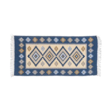 Orientalischer Kelim-Teppich KILIM 80 x 150 cm, blau