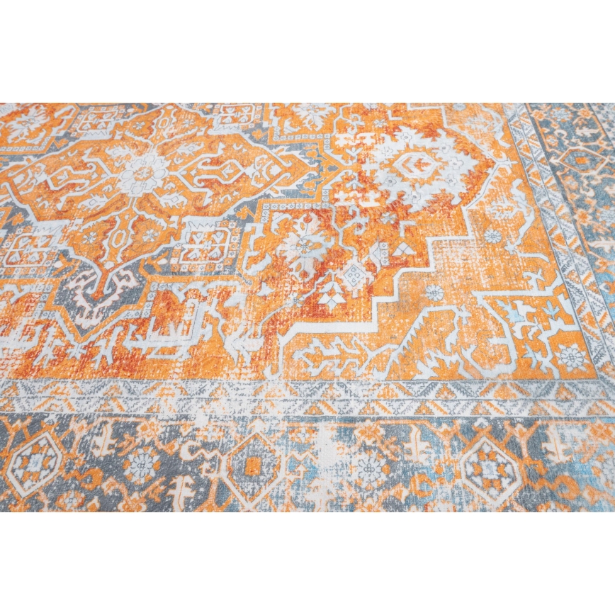 Orientalischer Teppich DOVE-VINTAGE 120x170 cm 2600 g/m2 orange
