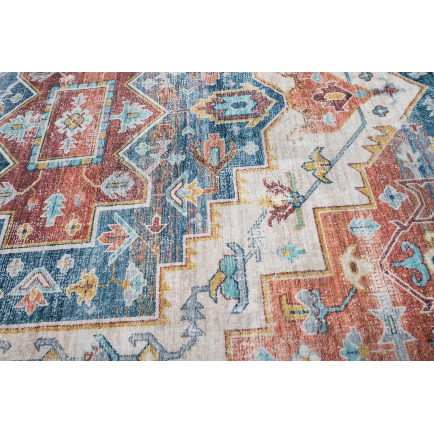 Orientalischer Teppich DOVE-VINTAGE 160x220 cm 2600 g/m2 mehrfarbig