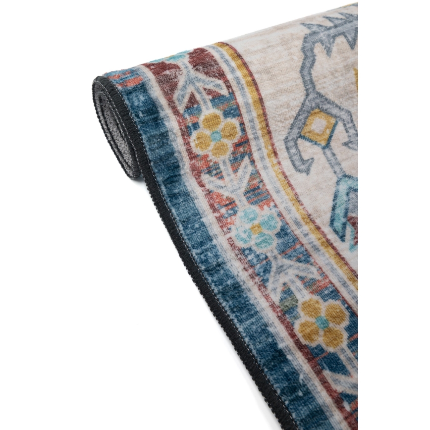 Orientalischer Teppich DOVE-VINTAGE 160x220 cm 2600 g/m2 mehrfarbig