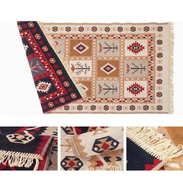 Orientalischer Teppich KILIM GOLD 60x120 cm mehrfarbig