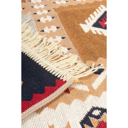 Orientalischer Teppich KILIM GOLD 60x120 cm mehrfarbig