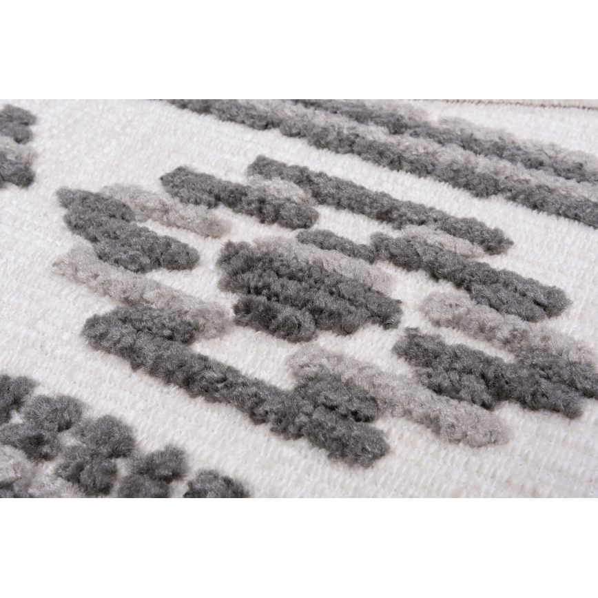 Orientalischer Teppich NEPAL 120x180 cm grau/weiß