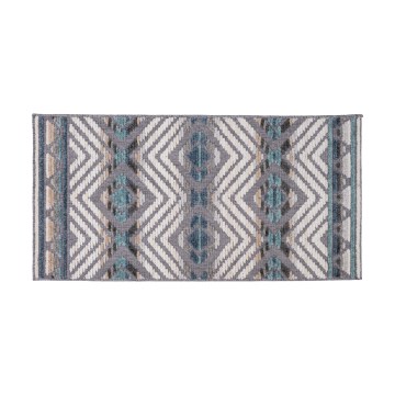 Orientalischer Teppich NEPAL 160x230 cm blau/grau/creme