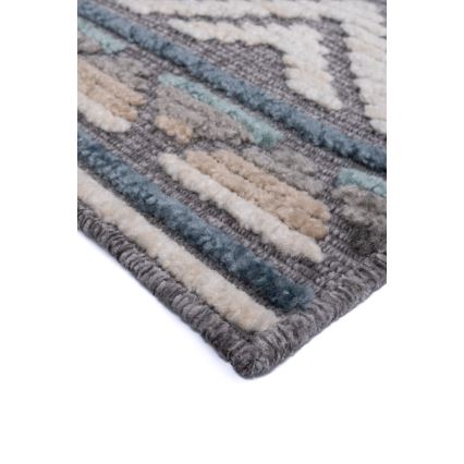 Orientalischer Teppich NEPAL 160x230 cm blau/grau/creme