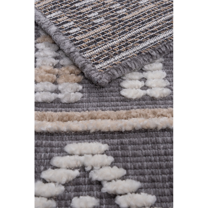 Orientalischer Teppich NEPAL 160x230 cm grau/beige