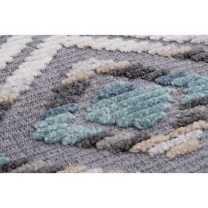 Orientalischer Teppich NEPAL 200x280 cm blau/grau/creme