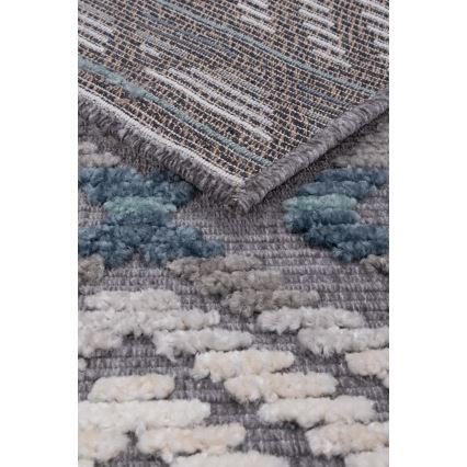 Orientalischer Teppich NEPAL 200x280 cm blau/grau/creme
