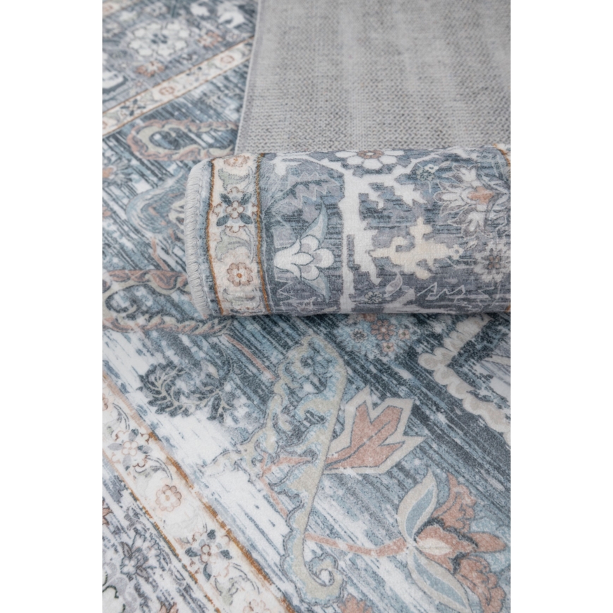Orientteppich DOVE-VINTAGE 120 x 170 cm, 2600 g/m², grau