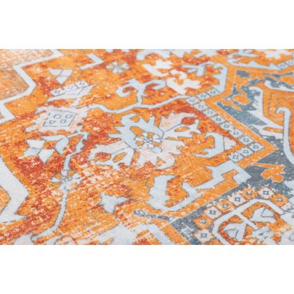 Orientteppich DOVE-VINTAGE 160 x 220 cm, 2600 g/m², orange