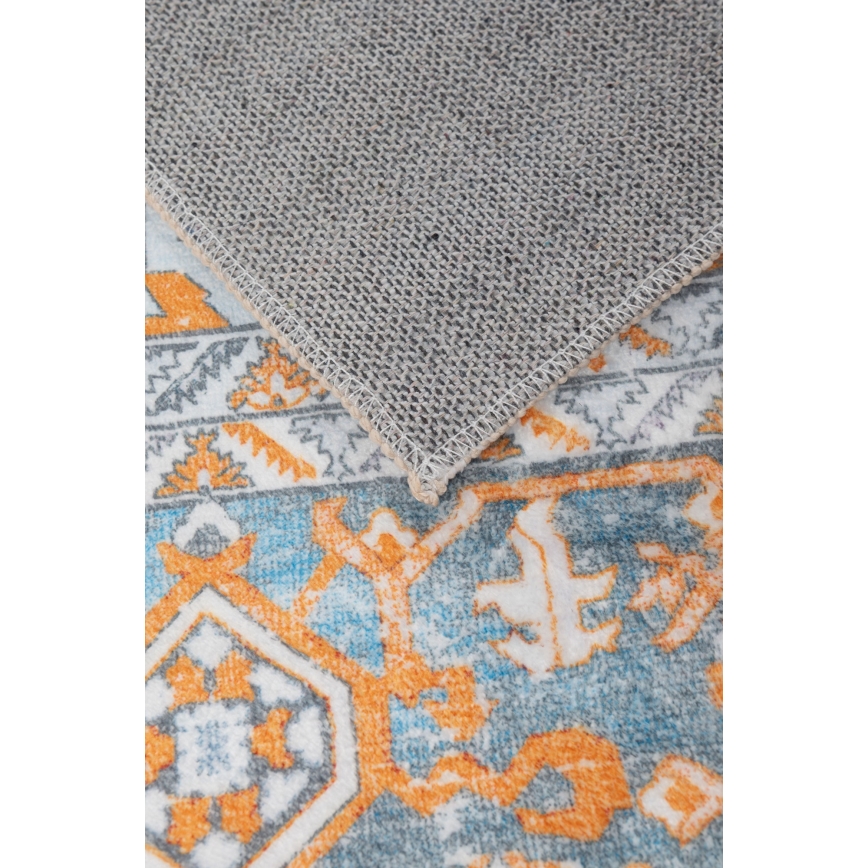 Orientteppich DOVE-VINTAGE 160 x 220 cm, 2600 g/m², orange