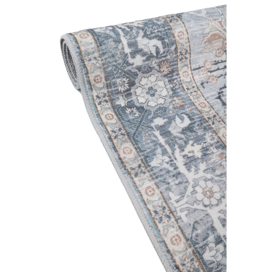 Orientteppich DOVE-VINTAGE 160x220 cm 2600 g/m2 grau