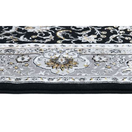 Orientteppich GRECE 120x170 cm 2150 g/m2 Schwarz/Grau/Weiß