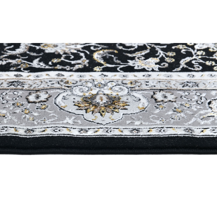 Orientteppich GRECE 120x170 cm 2150 g/m2 Schwarz/Grau/Weiß