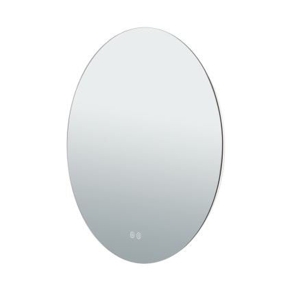 LED Badezimmer-Wandspiegel mit beheizter Oberfläche und Hintergrundbeleuchtung FOCUS LED/25W/230V 3000/4200/6000K Ø 60 cm IP44