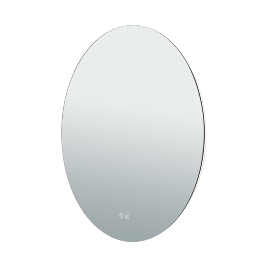 LED Badezimmer-Wandspiegel mit beheizter Oberfläche und Hintergrundbeleuchtung FOCUS LED/25W/230V 3000/4200/6000K Ø 60 cm IP44