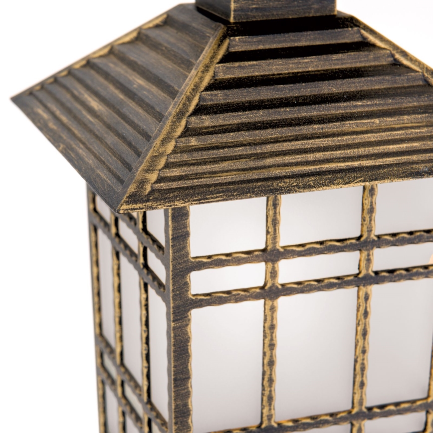 Outdoor-Pendelleuchte KIKO 1xE27/11W/230V IP44 bronzen/Patina