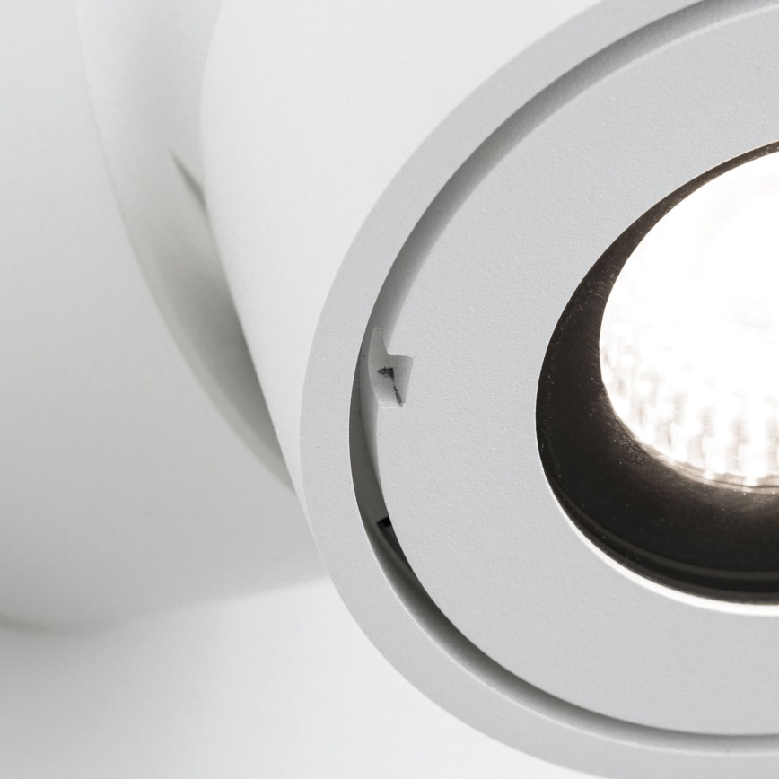 LED Dimmbares Badezimmer-Einbaustrahler HARVEY LED/15W/230V IP65 Weiß