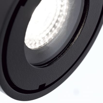 Dimmbarer LED-Badezimmerstrahler HARVEY LED/15W/230V IP65 schwarz