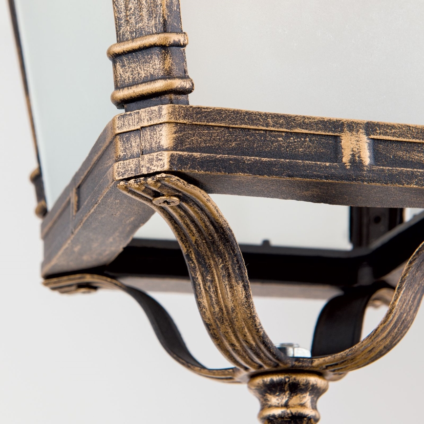 Außen-Pendelleuchte AIKO 1xE27/60W/230V IP23 Bronze/Patina