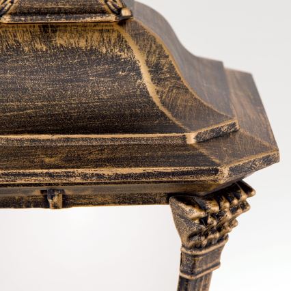 Außen-Pendelleuchte AIKO 1xE27/60W/230V IP23 Bronze/Patina