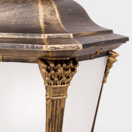 Außenleuchte AIKO 1xE27/60W/230V 59 cm IP23 Bronze/Patina