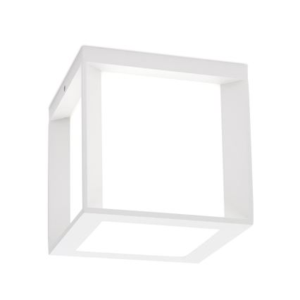 Außenleuchte HENRY 1xE27/15W/230V 16x16 cm IP44 weiß