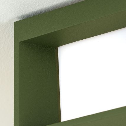 Außenleuchte HENRY 2xE27/15W/230V 26x26 cm IP44 grün