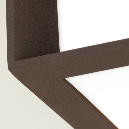 Außenleuchte HENRY 2xE27/15W/230V IP44 braun