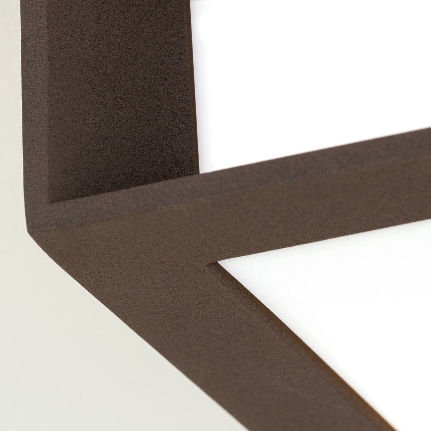 Außenleuchte HENRY 2xE27/15W/230V IP44 braun