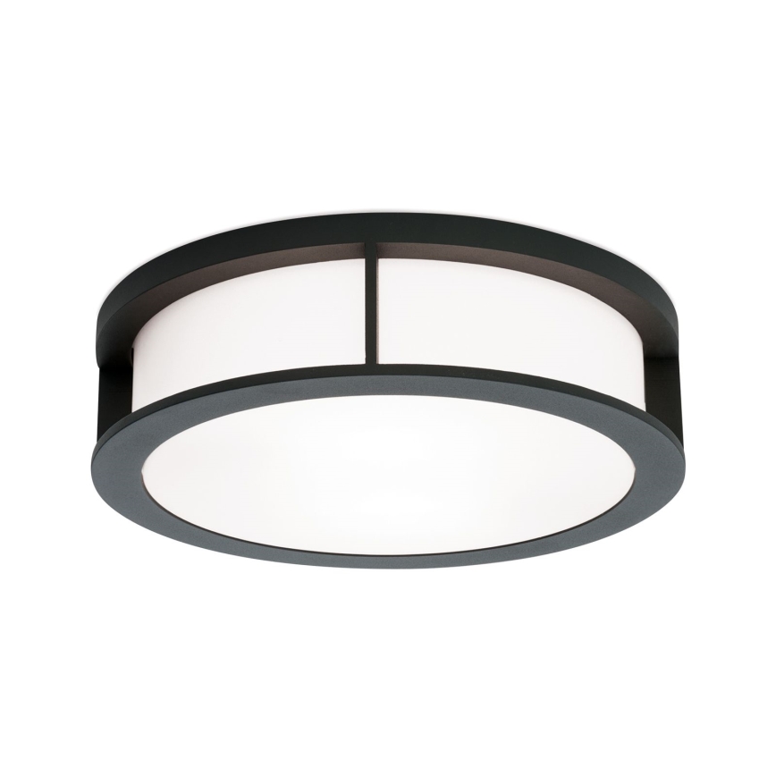 Außenleuchte HENRY 2xE27/15W/230V Ø 30 cm IP44 anthrazit