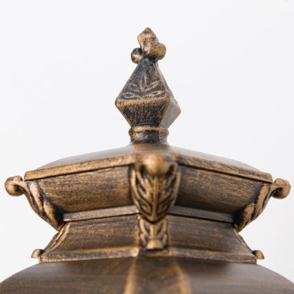 Außenwandleuchte AIKO 1xE27/60W/230V IP23 Bronze/Patina