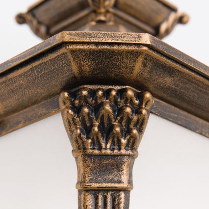 Außenwandleuchte AIKO 1xE27/60W/230V IP23 Bronze/Patina