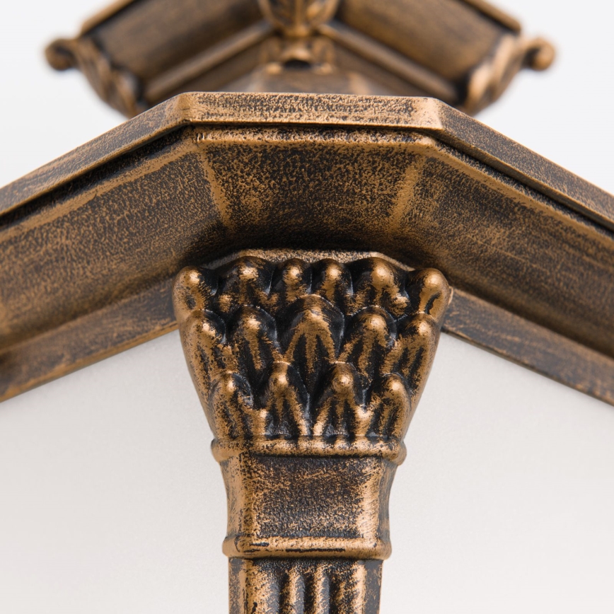 Außenwandleuchte AIKO 1xE27/60W/230V IP23 Bronze/Patina