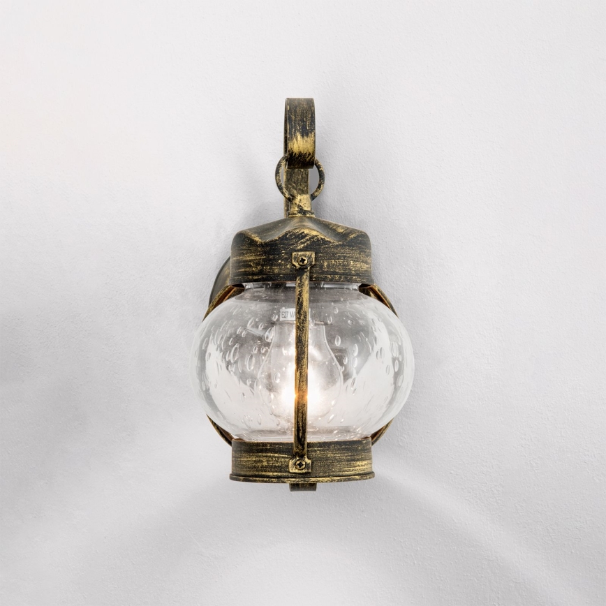 Außenwandleuchte TAVERNA 1xE27/60W/230V IP23 Bronze/Patina