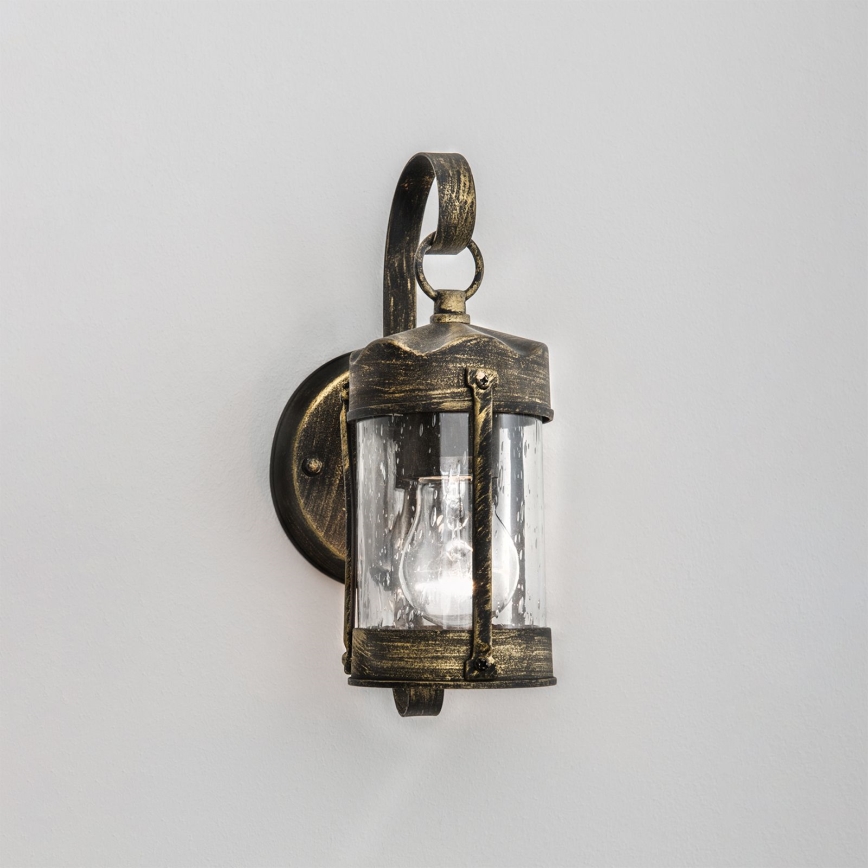 Außenwandleuchte TAVERNA 1xE27/60W/230V IP23 Bronze/Patina