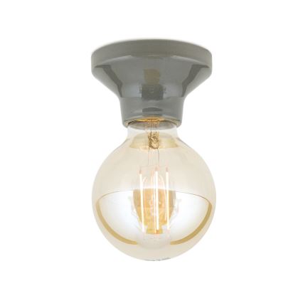 Deckenleuchte FROST 1xE27/60W/230V grau