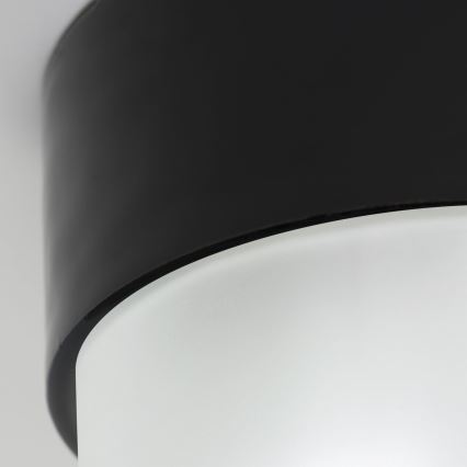 Deckenleuchte OSTIA 1xE27/40W/230V Ø 9,8 cm schwarz