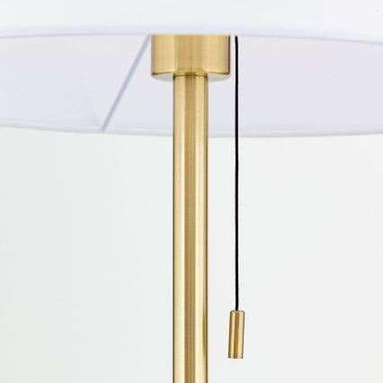 Stehleuchte LUDWIG 1xE27/40W/230V weiß/golden