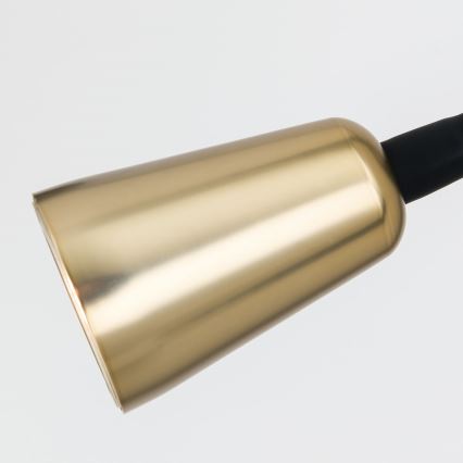 Dimmbar flexibel verstellbare Wandleuchte DOTTY 1xGU10/10W/230V schwarz/Messing