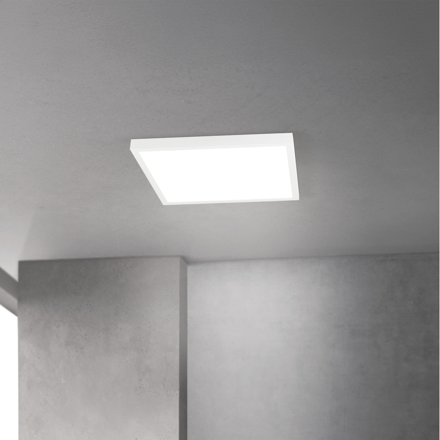 Dimmbare LED-Deckenleuchte DISC LED/30W/230V 2700/3000/4000K 39x39 cm weiß