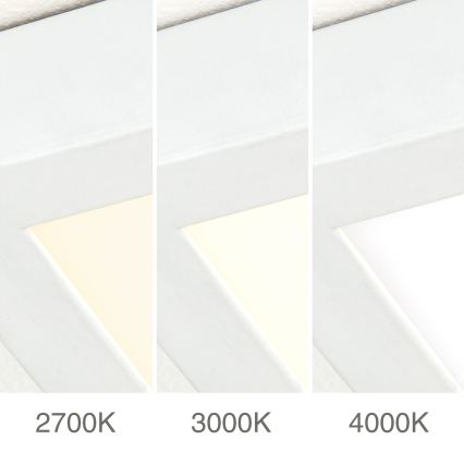 Dimmbare LED-Deckenleuchte DISC LED/30W/230V 2700/3000/4000K 39x39 cm weiß