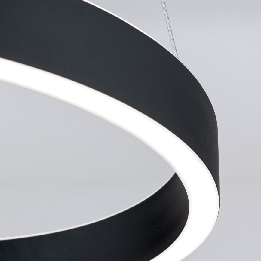 LED-dimmbare Pendelleuchte an Kabel KOLK LED/40W/230V 2700/3000/4000K Ø 40 cm schwarz
