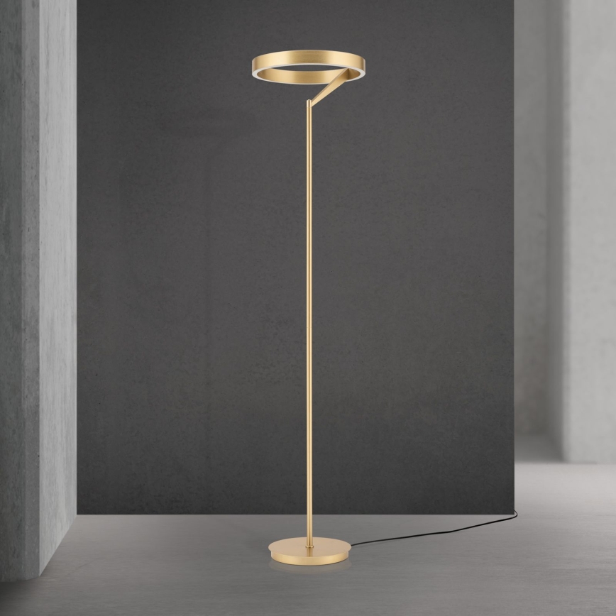 LED-dimmbare Stehleuchte KOLK LED/40W/230V 2700/4000K goldfarben