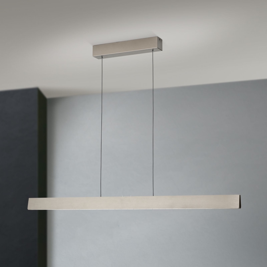 LED dimmbare Hängeleuchte an Seil TARA LED/44W/230V 2700/3800/4500/5700K mattchrom