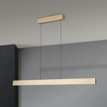 LED dimmbare Hängeleuchte an Seil TARA LED/44W/230V 2700/3800/4500/5700K gold