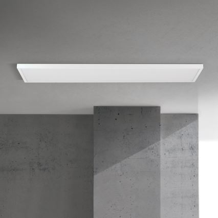 LED dimmbares Aufputzpanel DISC LED/40W/230V 2700/3000/4000K 115x30 cm weiß